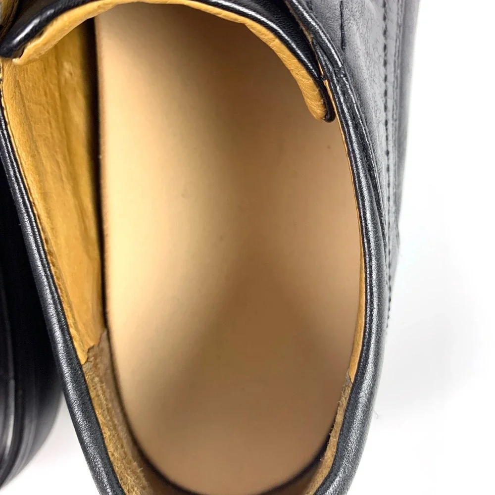 Dr. Comfort Classic Mens Dress Shoe Black Leather Sz 9.5W Medical Diabetic *READ